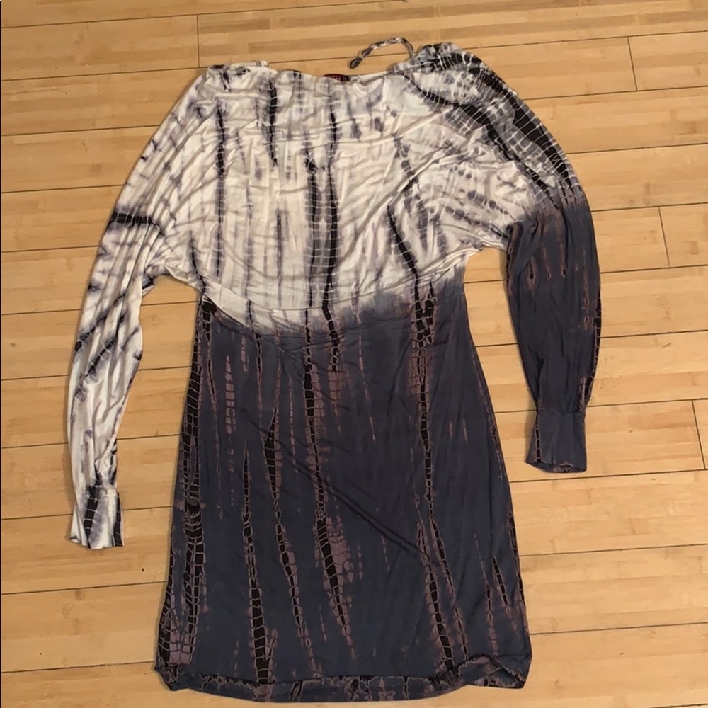 Tie Dye Off-Shoulder Dress